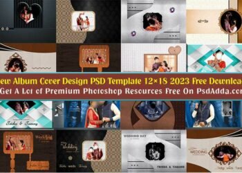 New Album Cover Design PSD Template 12x18 2023 Free Download Vol 02