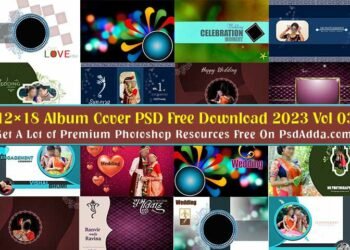 12x18 Album Cover PSD Free Download 2023 Vol 03