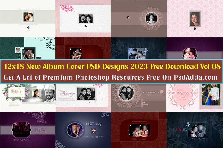 12x18 New Album Cover PSD Designs 2023 Free Download Vol 08 - PsdAdda