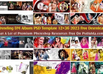 Trending DM Album PSD Template 12x36 2023 Free Download Vol 26