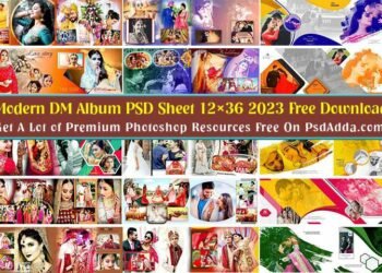 Modern DM Album PSD Sheet 12x36 2023 Free Download Vol 27