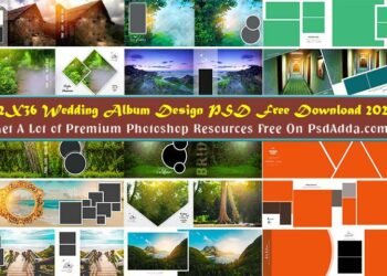 12X36 Wedding Album Design PSD Free Download 2023 Vol 39
