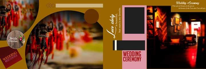 Modern Pre Wedding Photo Album Design PSD Template 12x36 2023 Free Download 10