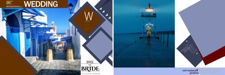Latest Wedding Album Design PSD Template 12x36 2023 Free Download Vol 15