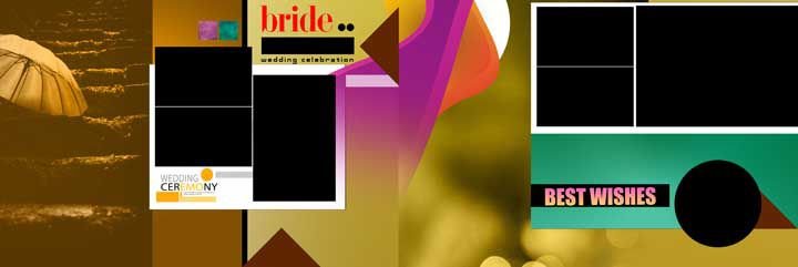 Latest Wedding Album Design PSD Template 12x36 2023 Free Download Vol 15