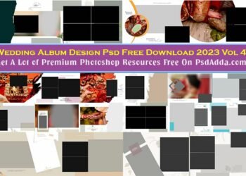 Wedding Album Design Psd Free Download 2023 Vol 48