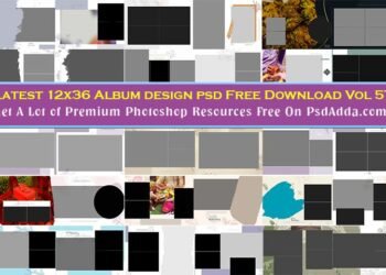 Latest 12x36 Album design psd Free Download Vol 57
