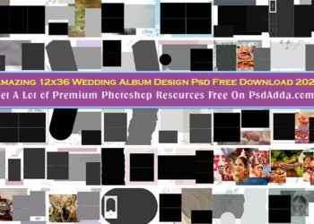Amazing 12x36 Wedding Album Design Psd Free Download 2023 Vol 58