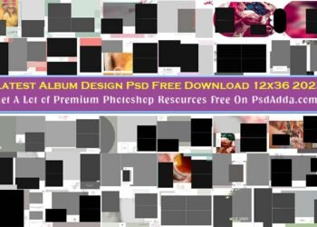 Latest Album Design Psd Free Download 12x36 2023 Vol 59