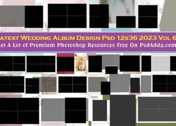 Latest Wedding Album Design Psd 12x36 2023 Vol 61