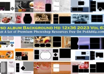 Psd album Background Hd 12x36 2023 Vol 63