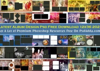 Latest Album Design Psd Free Download 12x36 2023 Vol 67