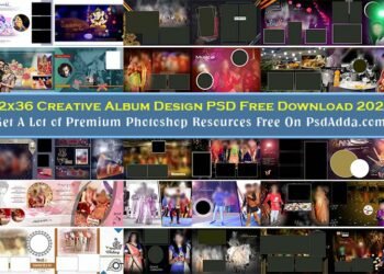 12x36 Creative Album Design PSD Free Download 2023 Vol 68