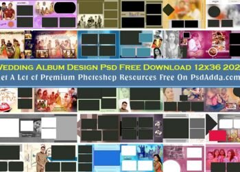 Wedding Album Design Psd Free Download 12x36 2023 Vol 70