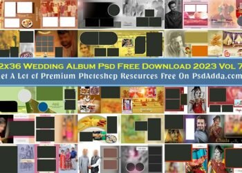12x36 Wedding Album Psd Free Download 2023 Vol 71