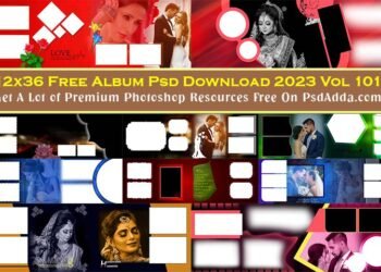 12x36 Free Album Psd Download 2023 Vol 101
