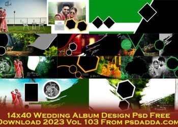 14x40 Wedding Album Design Psd Free Download 2023 Vol 103