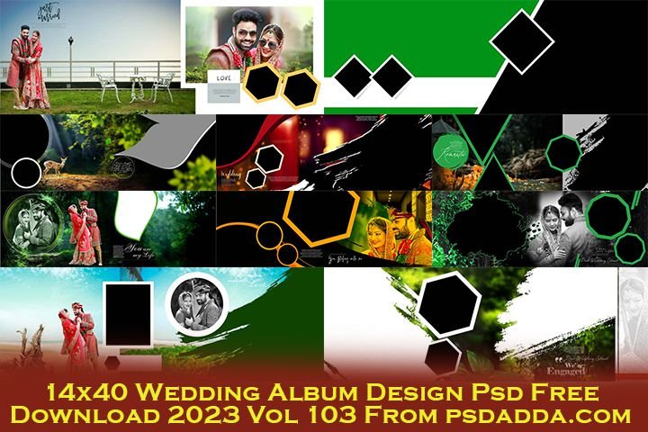 Wedding Album Design in Photoshop 2023