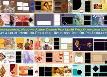 Professional Wedding Album Design Psd 12x36 Free Download 2023 Vol 73