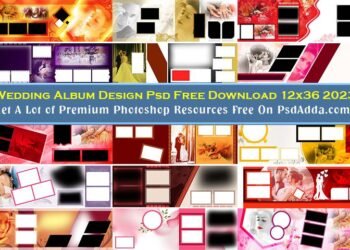 Wedding Album Design Psd Free Download 12x36 2023 HD Vol 81