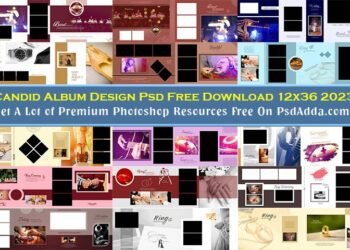 Candid Album Design Psd Free Download 12x36 2023 Vol 89