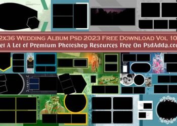 Amazing 12x36 Wedding Album Psd 2023 Free Download Vol 108