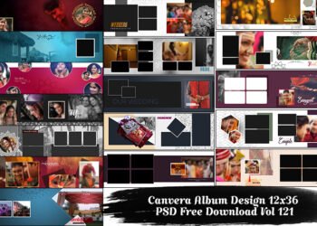 Canvera Album Design 12x36 PSD Free Download Vol 121