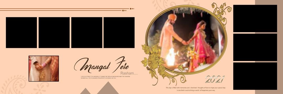 Mangal Fera 12x36 Album Design PSD Design Free Download Vol 132
