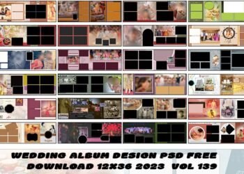 Wedding Album design PSD free Download 12x36 2023 Vol 139