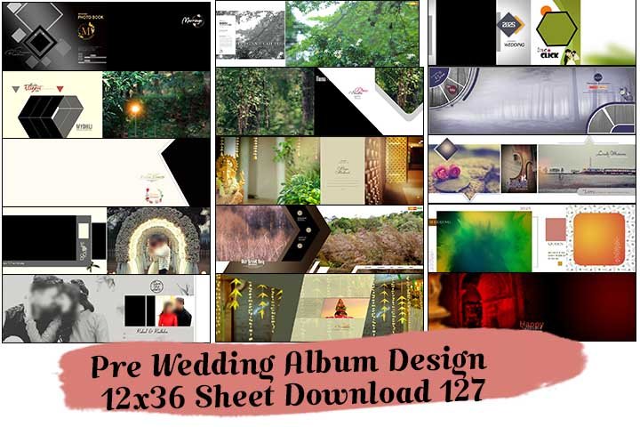 New 2021 Pre-Wedding Couples Photo Album DM Designs Vol-03