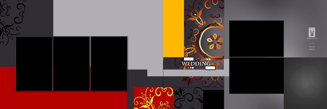 Creative Wedding Album PSD Design 12x36 Templets Vol 128