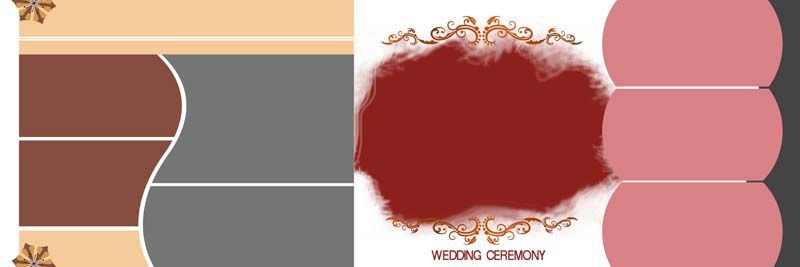 Colorful Muslim Wedding Album PSD Free Download 12x36 VOL 126