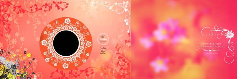 Colorful Muslim Wedding Album PSD Free Download 12x36 VOL 126