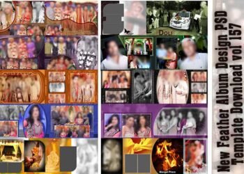 New Feather Album Design PSD Template Download vol 157