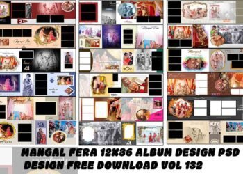 Mangal Fera 12x36 Album Design PSD Design Free Download Vol 132