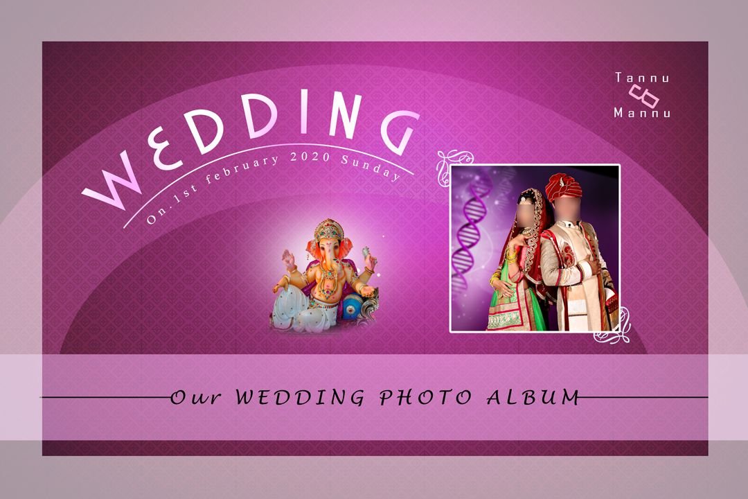 Indian Wedding Album Cover Design PSD Free Download Vol 14