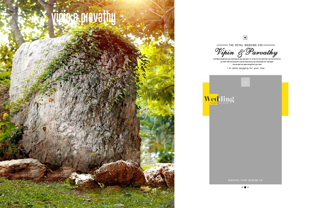 Wedding Album PSD 16x24 Free Download Vol-209