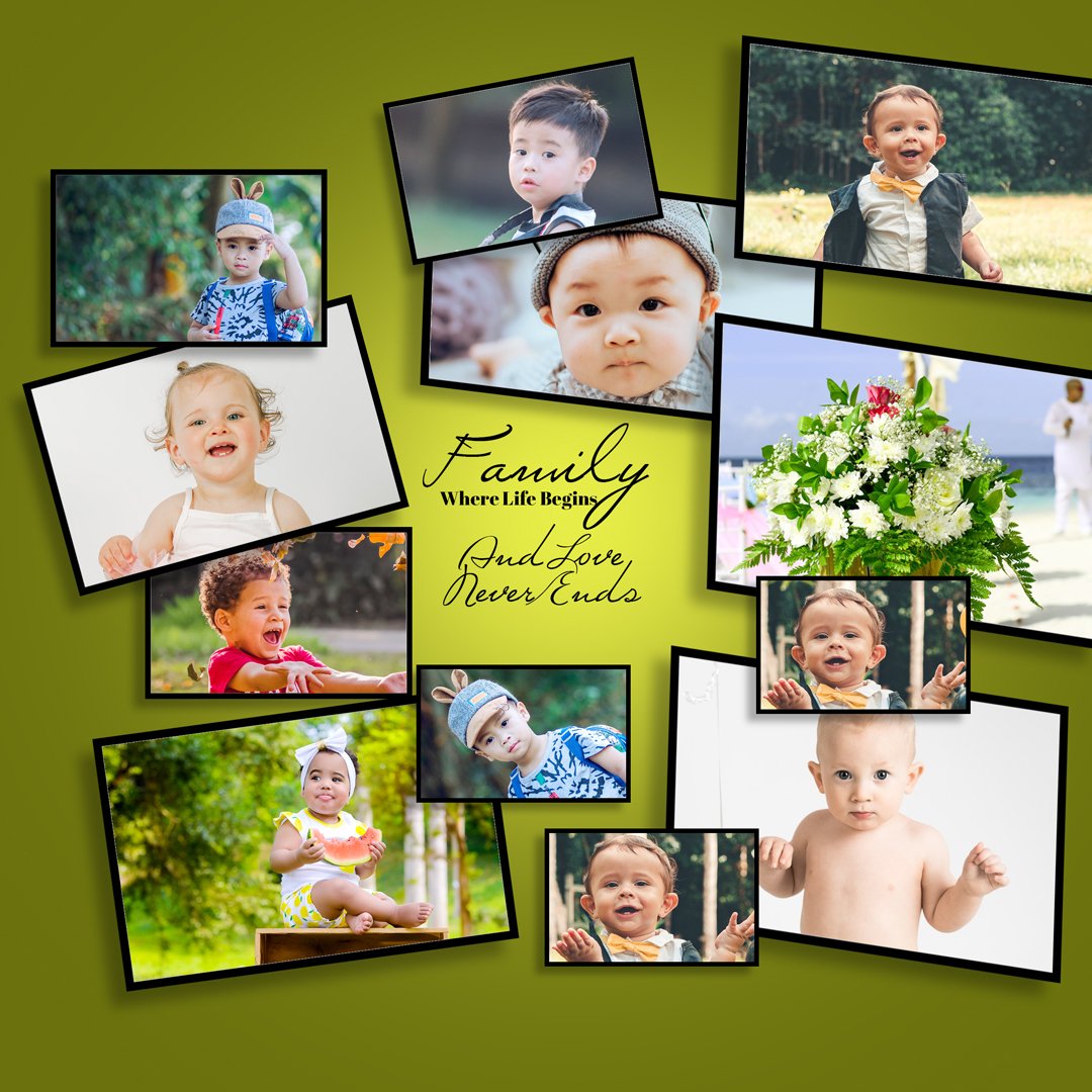 photo collage templates free download Vol 07