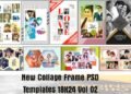 N New Collage Frame PSD Templates 18X24 Vol 02
