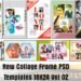 N New Collage Frame PSD Templates 18X24 Vol 02