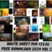 White Sheet PSD 12x36 free download 2024 Vol 176