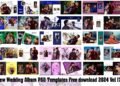 New Wedding Album PSD Templates Free download 2024 Vol 179