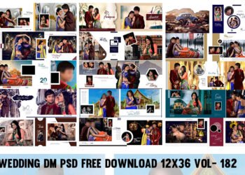 Wedding DM PSD Free Download 12X36 Vol- 182