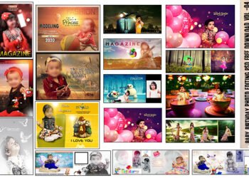 Baby Birthday Photo Editing PSD Free Download Vol -04