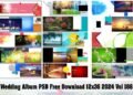 Wedding Album PSD Free Download 12x36 2024 Vol 186