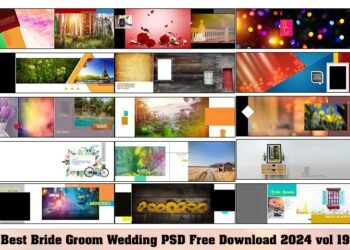 Best Bride Groom Wedding PSD Free Download 2024 vol 191
