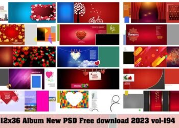 12x36 Album New PSD Free download 2023 vol-194