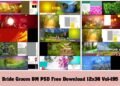 Bride Groom DM PSD Free Download 12x36 Vol-195