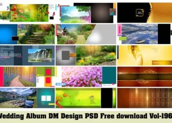 Wedding Album DM Design PSD Free download Vol-196