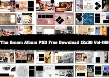 The Groom Album PSD Free Download 12x36 Vol-199